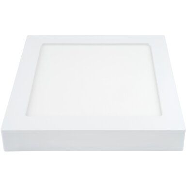 LED paviršinė panelė, kvadratinė, 18W, CCT šviesa
