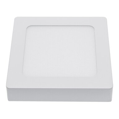 LED paviršinė panelė, kvadratinė, 5 metai garantija, garantija, 12W, šalta balta šviesa