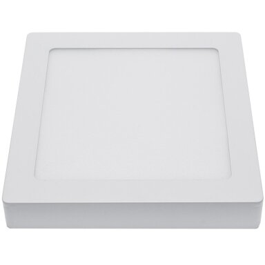 LED paviršinė panelė, kvadratinė, 5 metai garantija, garantija, 18W, šilta balta šviesa