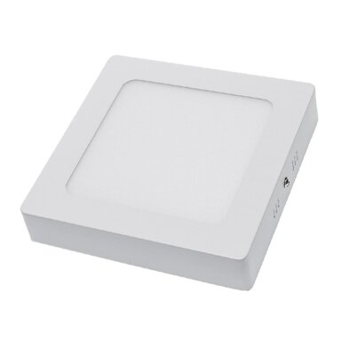 LED paviršinė panelė, kvadratinė, AC85-260V, 18W, šalta balta šviesa