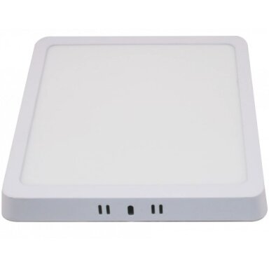 LED paviršinė panelė, kvadratinė, balta, 12W, CCT šviesa