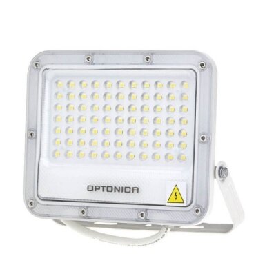 LED prožektorius, baltas, 100Lm/W, 50W, šilta balta šviesa