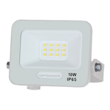 LED prožektorius, baltas, 90Lm/W, 10W, neutrali balta šviesa