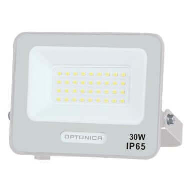 LED prožektorius, baltas, 90Lm/W, 30W, neutrali balta šviesa