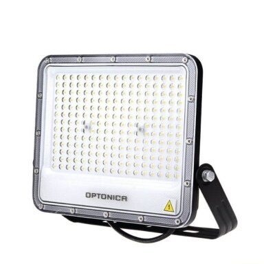 LED prožektorius, juodas, 100Lm/W, 150W, šalta balta šviesa