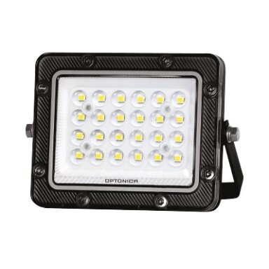 LED prožektorius, juodas, 100Lm/W, 20W, neutrali balta šviesa