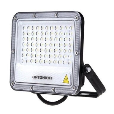 LED prožektorius, juodas, 100Lm/W, 50W, neutrali balta šviesa