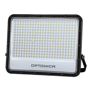 LED prožektorius, juodas, 140Lm/W, 200W, šalta balta šviesa