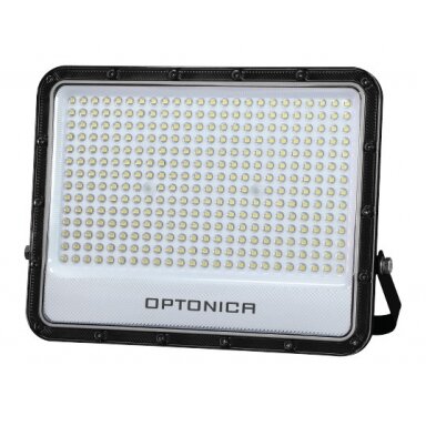LED prožektorius, juodas, 140Lm/W, 200W, neutrali balta šviesa