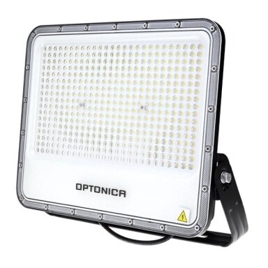 LED prožektorius, juodas, 140Lm/W, 300W, neutrali balta šviesa
