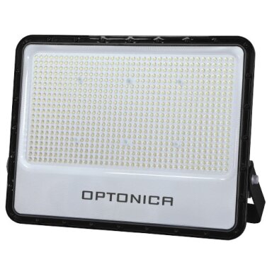 LED prožektorius, juodas, 140Lm/W, 500W, šalta balta šviesa