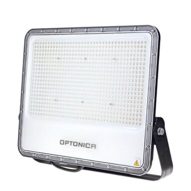 LED prožektorius, juodas, 140Lm/W, 500W, neutrali balta šviesa
