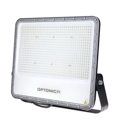 LED prožektorius, juodas, 140Lm/W, 500W, šalta balta šviesa