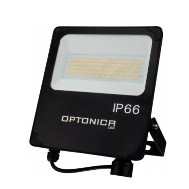 LED prožektorius, juodas, 50W, CCT 3000K-6000K
