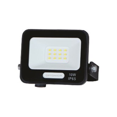 LED prožektorius, juodas, 90Lm/W, 10W, šalta balta šviesa