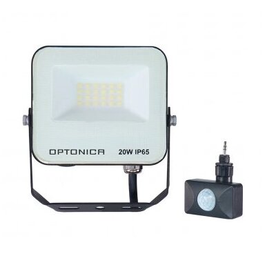 LED prožektorius, juodas, 90Lm/W, 20W, CCT 3000K-6000K