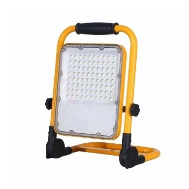 LED prožektorius, nešiojamas, įkraunamas, 30W, USB, šalta balta šviesa