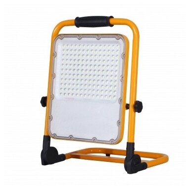 LED prožektorius, nešiojamas, įkraunamas, 50W, USB, šalta balta šviesa