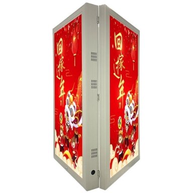 LED reklamos ekranas, lauko, dvipusis, P3.84