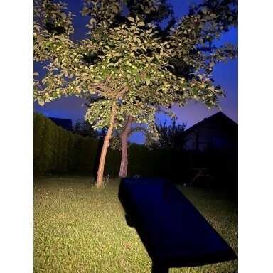 LED saulės šviestuvas 2W, įsmeigiamas, šilta balta šviesa