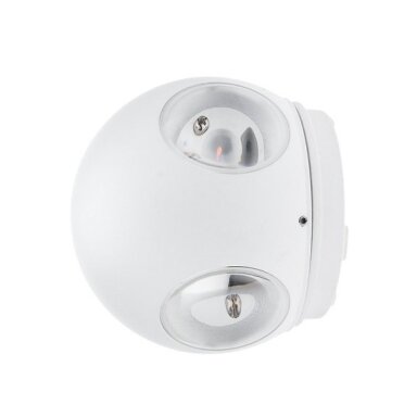 LED sieninis šviestuvas, baltas, apvalus, 4 LEDai, 4W, neutrali balta šviesa