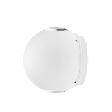 LED sieninis šviestuvas, baltas, apvalus, 6W, neutrali balta šviesa
