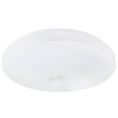 LED sieninis šviestuvas, baltas, diskas, 2 lizdai, Max 40W