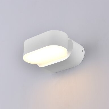 LED sieninis šviestuvas, baltas, pasukamas, 6W, šilta balta šviesa