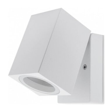 LED sieninis šviestuvas, baltas, stačiakampis, 1 lizdas, Max 35W