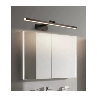 LED sieninis šviestuvas, juodas, 14W, neutrali balta šviesa