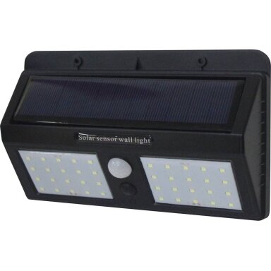 LED sieninis šviestuvas, juodas, 1.5W, šalta balta šviesa