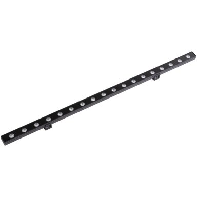LED sieninis šviestuvas, pailgas, juodas, 18W, šalta balta šviesa