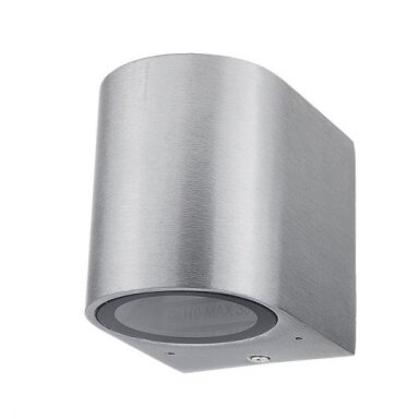 LED sieninis šviestuvas, poliruotas metalas, 1 lizdas, Max 35W