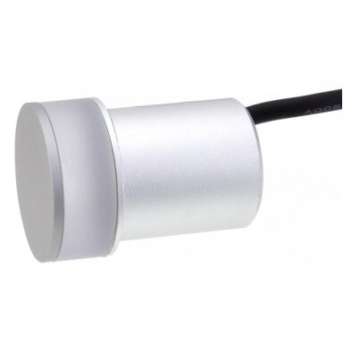 LED sieninis šviestuvas, poliruotas metalas, 1W, RGB spalvos
