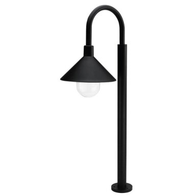LED stovinti kabanti lempa, E27, juoda