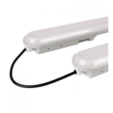 LED šviestuvas, 55W, vandeniui atsparus, 150cm, neutrali balta šviesa