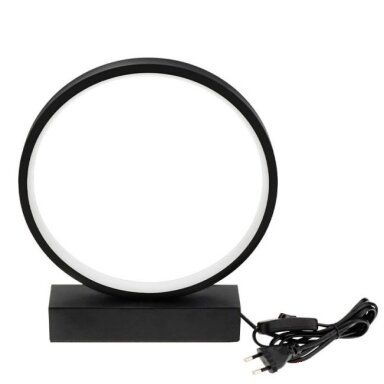 LED šviestuvas, 7W, juodas smėlis, šilta balta šviesa