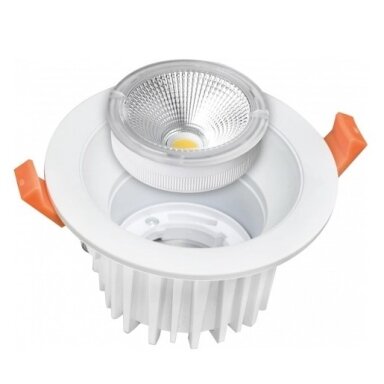 LED šviestuvas, apvalus, keičiamas LED, 25W, neutrali balta šviesa LED šviestuvas, apvalus, keičiamas LED, 25W, neutrali balta šviesa