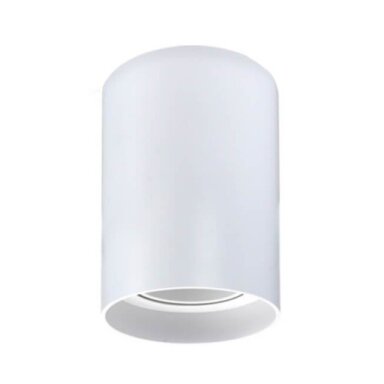 LED taškinis šviestuvas, 10W, apvalus, plastikinis, baltas