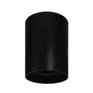 LED taškinis šviestuvas, 10W, apvalus, plastikinis, juodas