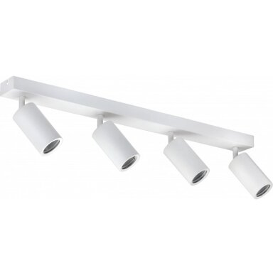 LED taškinis šviestuvas, 4 lemputės, baltas