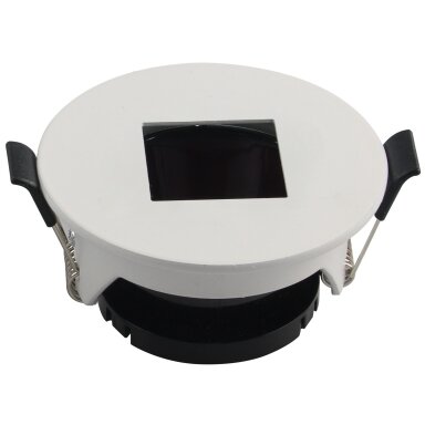 LED taškinis šviestuvas, apvalus, baltas, kvadratas