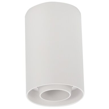 LED taškinis šviestuvas, apvalus, plastikinis, baltas