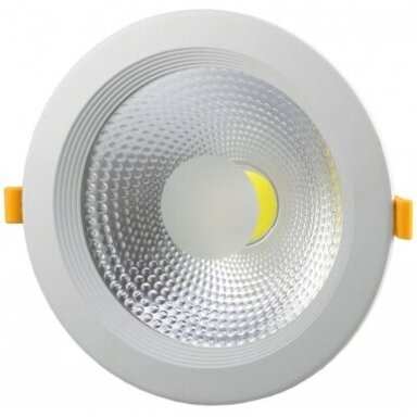 LED taškinis šviestuvas, TUV sertifikuotas, 145°, 20W, šalta balta šviesa