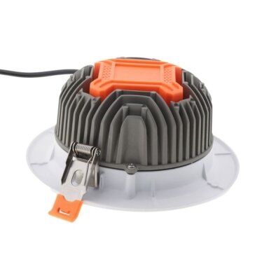 LED taškinis šviestuvas, TUV sertifikuotas, 145°, 30W, šalta balta šviesa