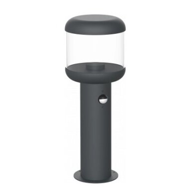 LED vejos lempa, 35cm, PIR jutiklis, tamsiai pilka