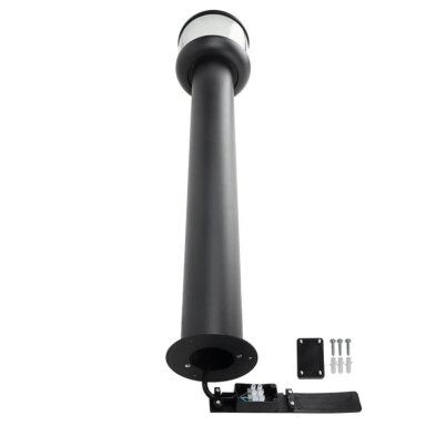 LED vejos lempa, 75cm, tamsiai pilka