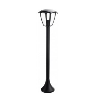 LED vejos lempa, 90cm, matinė, juoda