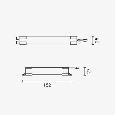 LED avarinis šviestuvas, 3W, 40Lm/W, 3 val. 4
