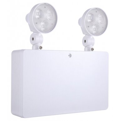 LED Emergency Light, 3W, 70Lm/W, 3 Hours, White Light